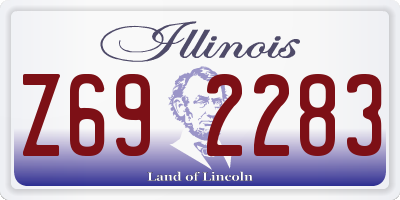 IL license plate Z692283