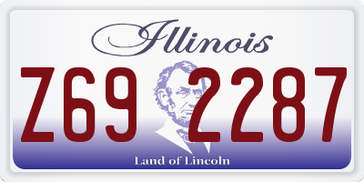 IL license plate Z692287