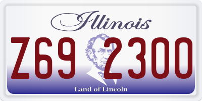 IL license plate Z692300