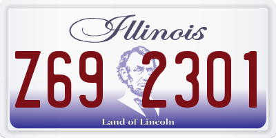 IL license plate Z692301
