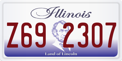 IL license plate Z692307