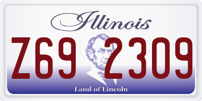 IL license plate Z692309