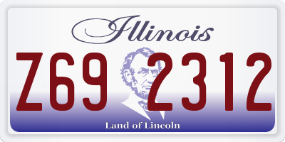 IL license plate Z692312
