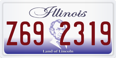 IL license plate Z692319