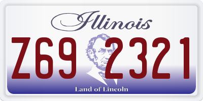 IL license plate Z692321
