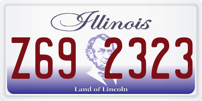 IL license plate Z692323