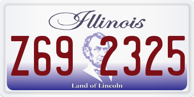 IL license plate Z692325