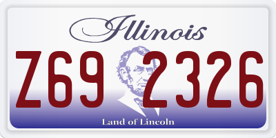 IL license plate Z692326