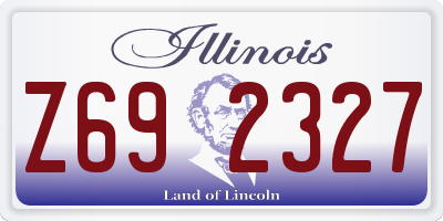 IL license plate Z692327