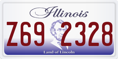 IL license plate Z692328