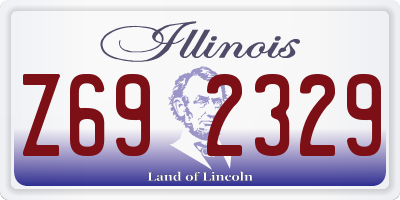 IL license plate Z692329