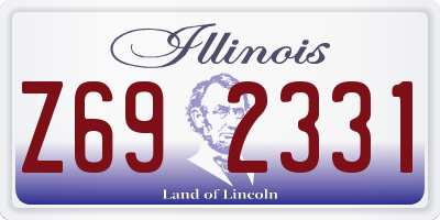 IL license plate Z692331
