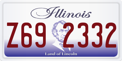 IL license plate Z692332