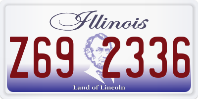 IL license plate Z692336