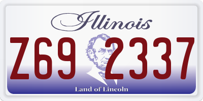 IL license plate Z692337