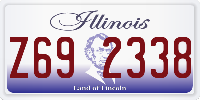 IL license plate Z692338