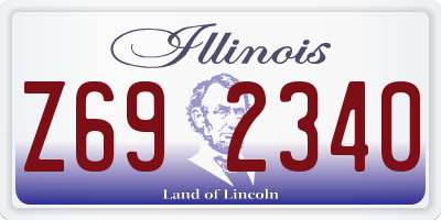 IL license plate Z692340