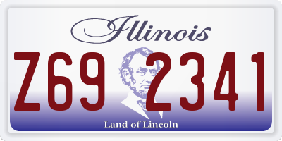 IL license plate Z692341