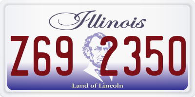 IL license plate Z692350