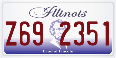 IL license plate Z692351