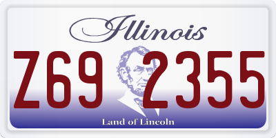 IL license plate Z692355