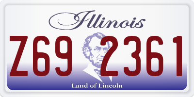 IL license plate Z692361