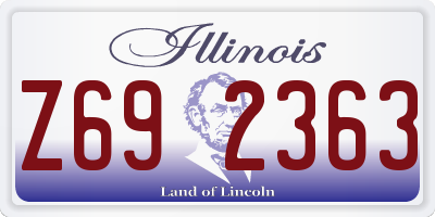 IL license plate Z692363