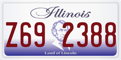 IL license plate Z692388