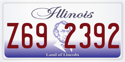IL license plate Z692392