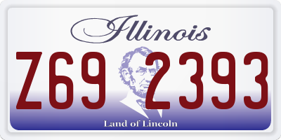 IL license plate Z692393