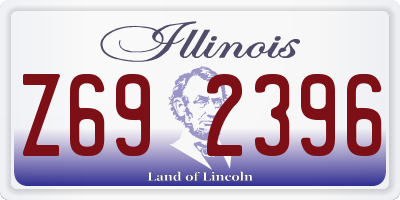 IL license plate Z692396