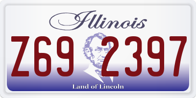 IL license plate Z692397