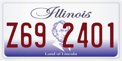 IL license plate Z692401