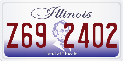 IL license plate Z692402