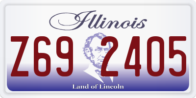 IL license plate Z692405