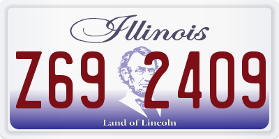 IL license plate Z692409