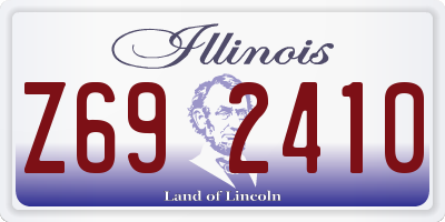 IL license plate Z692410