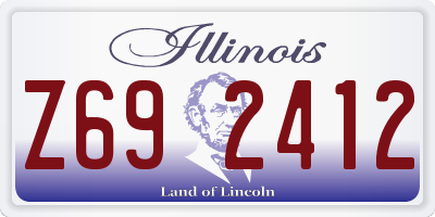 IL license plate Z692412