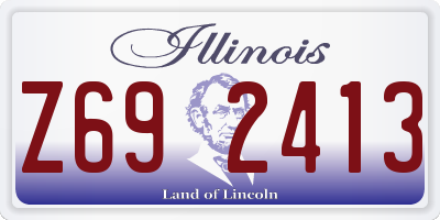 IL license plate Z692413