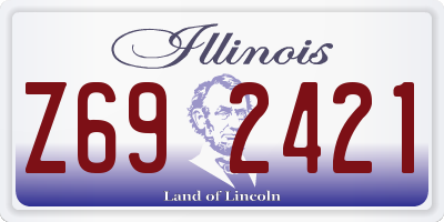 IL license plate Z692421