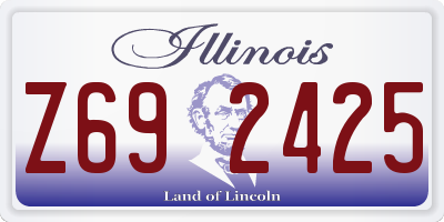 IL license plate Z692425