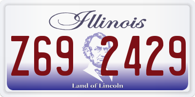 IL license plate Z692429