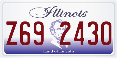 IL license plate Z692430