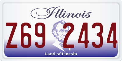 IL license plate Z692434