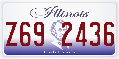 IL license plate Z692436