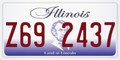 IL license plate Z692437