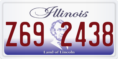 IL license plate Z692438