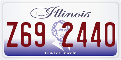 IL license plate Z692440