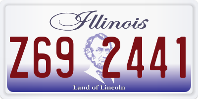 IL license plate Z692441