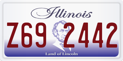 IL license plate Z692442